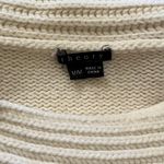 Theory Ivory White Carolyn Cardigan Sweater with Attached Muffler Scarf Photo 3