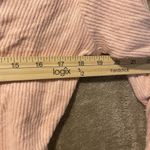 Pretty Little Thing NWT  Womens 18 Terry Ribbed Blush Pink Split Neck Long Sleeve Photo 8