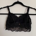 PINK - Victoria's Secret Victoria’s Secret PINK Black Floral Lace Bralette Photo 4