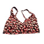 Aerie Offline by Leopard Print Goals Plunge Sports Bra Medium Support Size S Photo 0