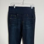 Spanx The Signature Skinny Dark Wash Side ZipHigh Rise Jeans Size 29 Photo 2
