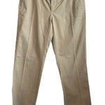 Merona Women Cotton Pants 12 Khaki Chino Straight Leg Workwear Preppy Casual Photo 0