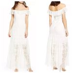 WAYF  Odette Off Shoulder Lace Maxi Dress Size XS Photo 1