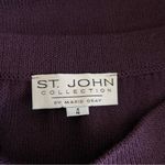 St. John  Elegant Purple Women's Knit Mini Skirt Photo 5