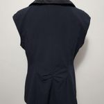 CAbi 917 Black Ruffle Cap Sleeve Dinner Vest Size 8 Photo 4