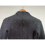 Patagonia  Women 100% Merino Wool Cable Fisherman Sweater Coat Gray Size Small Photo 2