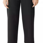 Maje Picoeur Cropped Rhinestone-Belted Pants In Black With White Stripe Size 34 Photo 0