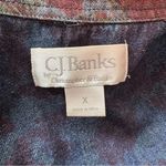 CJ Banks Red and Green Jean Jacket with Floral Pattern X Size undefined Photo 6