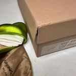 Gianvito Rossi BIJOUX MULE 85 Metallic green leather casual classic party stylish Photo 8