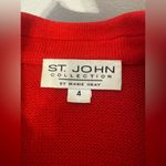 St. John Collection Vintage  Knit Jacket Old Money Classic Holiday Career Size 4 Photo 9