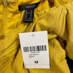 Forever 21  Golden Yellow Ruched Mini Dress With Bell Sleeves Photo 1