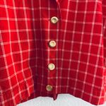 Doncaster Vintage  red striped button up blazer jakcet size 6 Photo 2