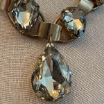 NEW KIRKS FOLLY Brass Gold Tone Champagne Crystal Statement Necklace Vintage Photo 5