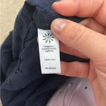 Athleta  skirt navy blue linen size 12 Photo 3