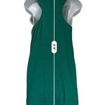 Leith Women's Size XS Green Draped Tunic Sleeveless Midi A-line Dress Photo 3