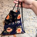 TRIANGL Navy Floral Backpack Blue Photo 2