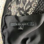 Alex Marie NWT Hailey Black Lace Chiffon Wide Leg Party Jumpsuit Women’s Size 6 Photo 7