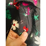 Ralph Lauren POLO  Black Floral 100% Silk Nime Midi Dress Size 8 Photo 9