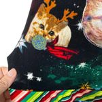 No Boundaries NWT Christmas Cat Velvet Jumpsuit Pockets Snowflake Buttons Juniors 7-9 Photo 6