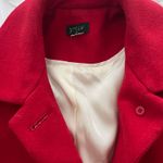 J.Crew  Red Winter Trench Coat Photo 1