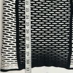 Intermix  Stretchy Knit Bodycon Sleeveless Black White Mini Dress Size Small Photo 1