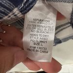 Umgee  Navy and White Checkered Dress Size L Photo 5