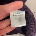 Whistles London Knit Sweater Cardigan Lambswool Cashmere Angora blend Purple Size L Photo 5