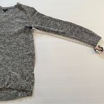 Torrid Black & White Marled Knit V Neck Tunic Sweater Size 1 Photo 6