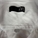 Kut From The Kloth  Women's White Denim Jacket, Size Large Photo 2