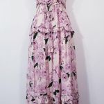 Lost + Wander Floral Print Ruffle Layered Spring Summer Maxi Dress Photo 9