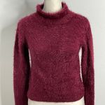 Current Mood  crop fuzzy turtleneck sweater.  Super soft.  Size Medium. Photo 2