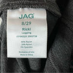 Jag Womens Ricki Pull On Pants Dark Gray Stretch Mid Rise Thick Knit Office Sz 8 Photo 10