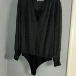 Abercrombie & Fitch Chic Black and White Polka Dot Bodysuit Photo 0