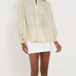 Tuckernuck  Champagne Jaia Smocked Blouse Photo 0