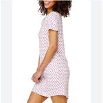 Roberta Roller Rabbit Roller Rabbit T-Shirt Pajama‎ Dress Womens Small White Pink Hearts Pima Cotton Photo 2