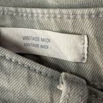 Universal Threads Universal Thread SZ 2/26 Vintage MIDI Jean Shorts Distressed Frayed Dusty Olive Photo 5