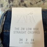 ZARA  Low Rise Straight Leg Jeans Photo 7
