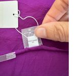 Eileen Fisher NWT  Washed Silk Parachute Scarf Vibrant Purple Photo 2