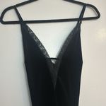 Forever 21 MOVING SALE  Black Velvet and Lace Bodysuit Photo 4
