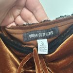 Urban Outfitters  Faith Velvet Slip‎ Dress in Chocolate Size Large Photo 2