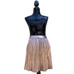 House of Harlow  x Revolve Gold Flint Mini Skirt Photo 1
