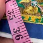 New Khaadi Floral Embroidered Tunic Indian White Blue Kurta Size 14 Photo 12