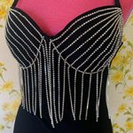 Haute Monde bodycon mini dress black size M Photo 2