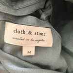 Anthropologie  cloth & stone green blouse tie back Photo 3