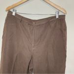 Alfred Dunner NWT  Brown Faux Suede Slimming Tummy Control Pant, 16W Photo 2