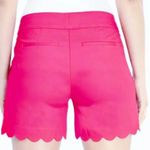 Isaac Mizrahi Fuschia Stretch 5" Inseam Scalloped Hem Tailored Shorts Size 12 Photo 1