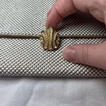 Whiting & Davis Vintage  White Chain Mail Clutch Bag Photo 2