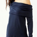 Lilly Pulitzer Belinda Pullover Long Sleeve Off The Shoulder Cowl Neck Sz M Photo 0