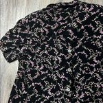 Coldwater Creek Clearwater Creek Floral Black and Pink Top Size XL Photo 9