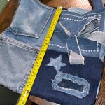 Handmade  possibly vintage Denim and Plaid Women's Crossbody Bag Photo 7